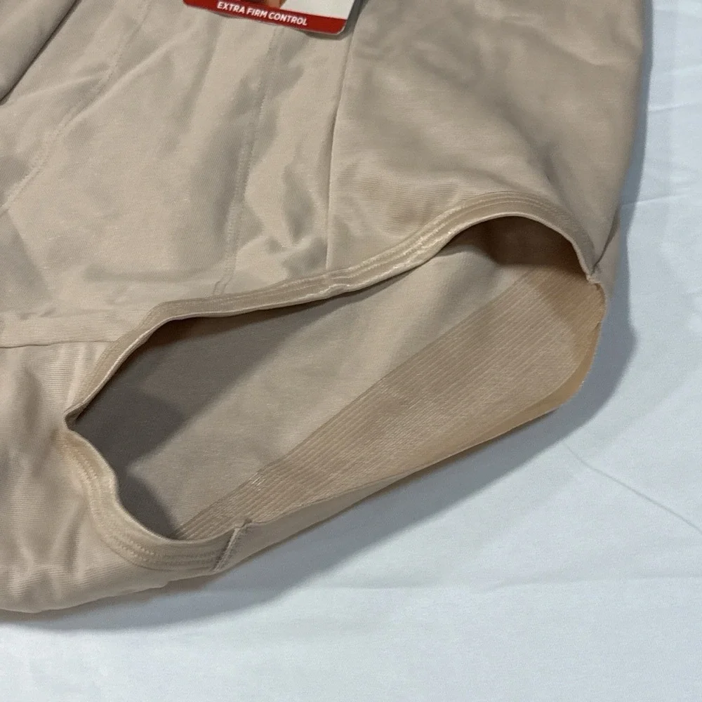 MIRACLESUIT Nude Extra Firm Control‎ Hi Waist Brief Panty NEW Womens Sz L LG